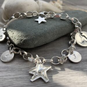 2Wish silver chain charm bracelet