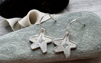 2Wish Star Silver Earrings